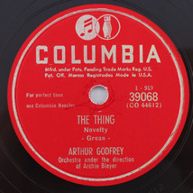 Arthur Godfrey – The Thing / Yea - Boo - 1950 10&quot; 78 rpm Shellac Record ... - £17.05 GBP