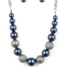 Paparazzi Color Me CEO Blue Necklace - New - £3.58 GBP