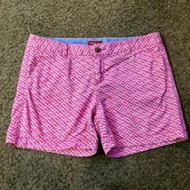 Merona Shorts Womens 10 Used Pink Pattern - £7.13 GBP