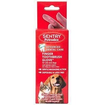 Sentry Petrodex Dental Care Finger Toothbrush Gloves for Cats and Dogs - £4.63 GBP+