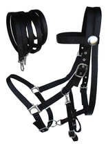 Western English Nylon Halter Bridle Combo w/ Reins 60111v - $32.66+