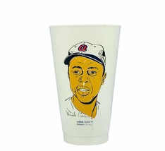 Hank Aaron vtg cup 7 eleven 11 Atlanta Braves amoco plastic mug HOF memorabilia - £23.70 GBP