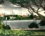 View Across Lake Merritt Oakland California CA UNP 1910s DB Postcard - $3.91