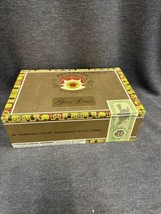 Macanudo | Montego y Cia Gold Label Wooden Cigar Box 25 Hampton Court Empty - £7.79 GBP