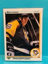 1990-91 Upper Deck Mario Lemieux Card #144 - Pittsburgh Penguins HOF - £1.55 GBP