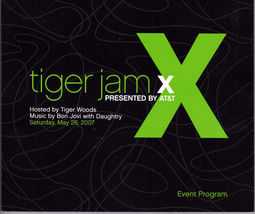 Bon Jovi, Daughtry @ Tiger Jam X 2007 Event Program - $10.95