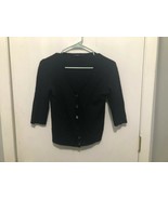 Della Rovere Cashmere Silk Sweater Made In Italy Black Euro SZ 42 Super ... - €25,86 EUR