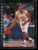 Vintage 1995 Classic Rookies Autograph Basketball Card Scotty Thurman Razorbacks - £7.81 GBP