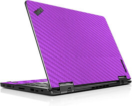 LidStyles Carbon Fiber Laptop Skin Protector Decal IBM / Lenovo ThinkPad Yoga 12 image 4