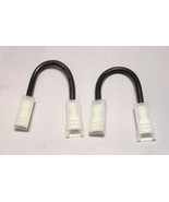 F2 TO F2 UPS BATTERY JUMPER CABLES: PAIR OF 5.25&quot; BLACK - NEW - €8,66 EUR