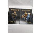 Lot Of (2) Warhammer Age Of Sigmar Start Here And Core Rules Quickstart ... - $44.54