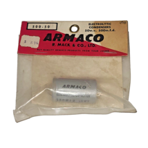 ARMACO 500 MFD 50WV ELECTROLYTIC CAPACITOR / 500MFD 50V AXIAL CAPACITOR - $8.63