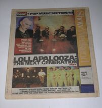 Lollapalooza Show Newspaper Supplement Vintage 1996 Cover Story - $24.99
