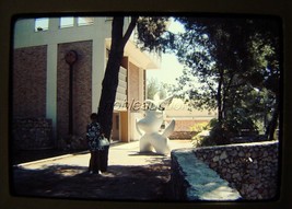 1971 Miro: Lunar Bird at Fondation Maeght in Saint-Paul-de-Vence Color Slide - $2.97