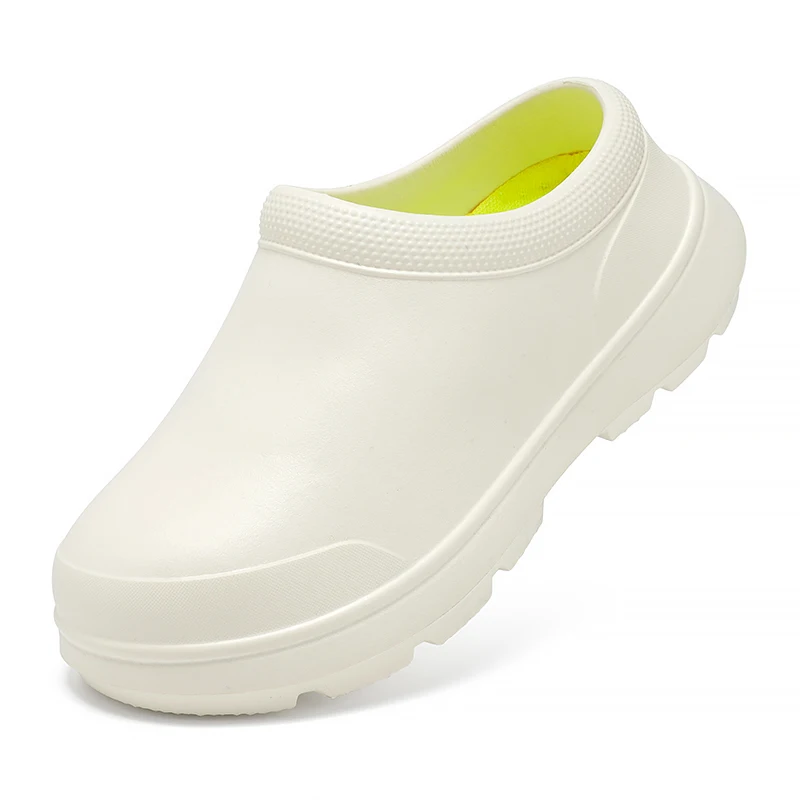 Kitchen Shoes Men Garden Clogs Outdoor Casual Waterproof Rain Shoes Non-... - £26.44 GBP