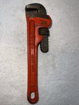 Vintage RIDGID 8 Inch Heavy Duty Pipe Wrench The Ridge Tool Co. Elyria Ohio USA - £18.10 GBP