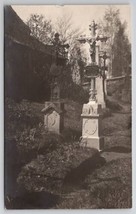 Czech Republic RPPC Gravestone Antonin Nekola Foto Cejka Hompolec Postcard D25 - £14.92 GBP