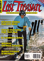 AT4 Beach Hunter Metal Detector In Lost Treasure June 1989 M - £3.10 GBP
