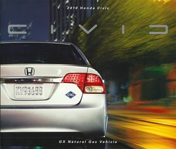 2010 Honda CIVIC GX CNG brochure catalog folder Natural Gas 10 US - £6.24 GBP