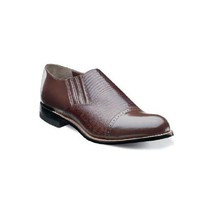 Stacy Adams Mens shoes Madison Brown Leather Cap toe  Leather Sole 00067-200 - $139.99