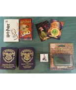 Lot of Vintage Harry Potter Uno Game, Trading Cards, Ink Pad, Toy Books ... - $46.03 CAD