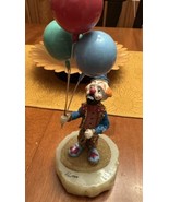 RARE Ron Lee 1988 Limited Ed Clown Balloons Signed Number 2064/5500 24 K... - $64.29 CAD