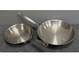 Viking Culinary 5-ply 10” &amp; 8” Skillet Fry Pan Set - 18/8 Stainless - No... - $124.97