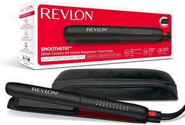 Revlon SmoothStay 25mm Coconut Oil Infused Straightener with Travel Bag (Floatin - £258.71 GBP