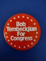 Bob Tembeckjian for Congress Pin Button - $4.00