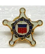 US Secret Service Enameled Lapel Pin Hallmark Stamp: VWE 717 299 6774 - £11.62 GBP