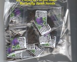 SRN 25 Bags Of Purple Blue Butterfly Bush Seed Labeled Favors Garden