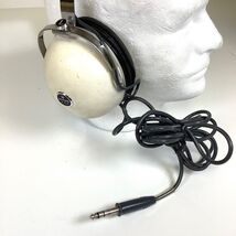 Vtg Pioneer SE-30 wired headphones 1/4" jack vintage white/black Japan - $33.00