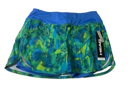 NWT HEAD Size XS Slim Fit Athletic Golf Skort Blue Green Floral Geometric - $16.79