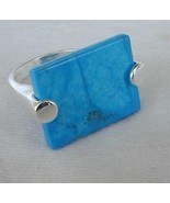 Turquoise pressed ring - $454.28 MXN