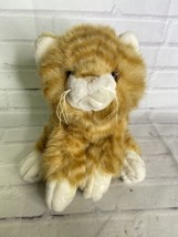 FAO Schwarz Fifth Avenue Tabby Cat Kitten Kitty Stuffed Animal Plush Floppy - £79.38 GBP
