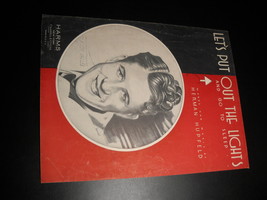 Sheet Music Let&#39;s Put Out The Lights And Go To Sleep Rudy Vallee 1932 Harms - $8.99