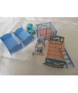 RENWAL/Ideal/BEST Children&#39;s Bedroom Furniture Set 7 Pieces Late 1940s t... - €28,63 EUR