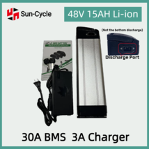 48V 15Ah 1000W Ebike Battery Charger Li-ion Electric Bicycle 1000W 30A BMS Motor - £164.43 GBP