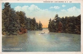 Lake George New York Ny~Paradise BAY-WONDER Spot Of The LAKE-POSTCARD - £8.39 GBP