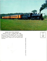 New York(NY) Arcade &amp; Attica Railroad Steam Passenger Train No. 18 VTG Postcard - £7.39 GBP