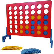4 in a Row Games | Outdoor Board Game | Giant Family Fun Lawn &amp; Yard Games | Tab - £59.98 GBP