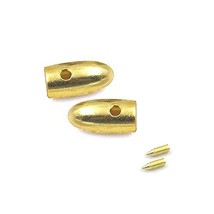 Bluemoona 25 Pcs - Bullet End Tips Screw Sewing Zipper Pull Tap Repair Buckle Se - £6.59 GBP