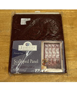 Jubilee~1 Scalloped Panel Burgundy Dynasty Lace~60”x63” - $27.29 CAD