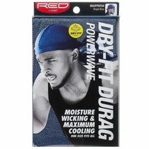 RED BY KISS DRY-FIT DURAG POWERWAVE ONE SIZE FITS ALL HDUPPDF04 ROYAL BLUE - £5.57 GBP