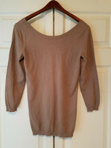 Banana Republic Tan Ladies Size Medium Brown Winter Long Sleeve Sweater - £11.63 GBP