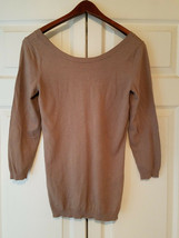 Banana Republic Tan Ladies Size Medium Brown Winter Long Sleeve Sweater - £11.86 GBP