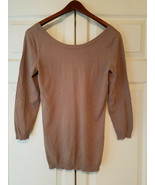 Banana Republic Tan Ladies Size Medium Brown Winter Long Sleeve Sweater - £11.85 GBP