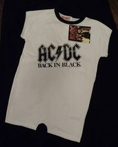 AC/DC ACDC Baby Onesie Romper Suit Official 12-18 Months with Tags - £10.19 GBP