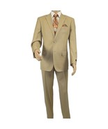 Men Renoir Suit Separate Super 140 Wool Two Button Classic Fit 508-4 Bei... - $387.16 CAD