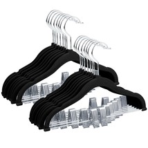 11.8&#39;&#39; Baby Velvet Hangers With Movable Clips, Non-Slip Kids Clothes Hangers, Ul - $40.99